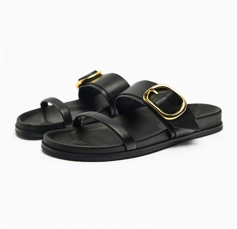 Comfortabele Leren Sandalen
