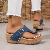 Trendy Wedge Sandalen