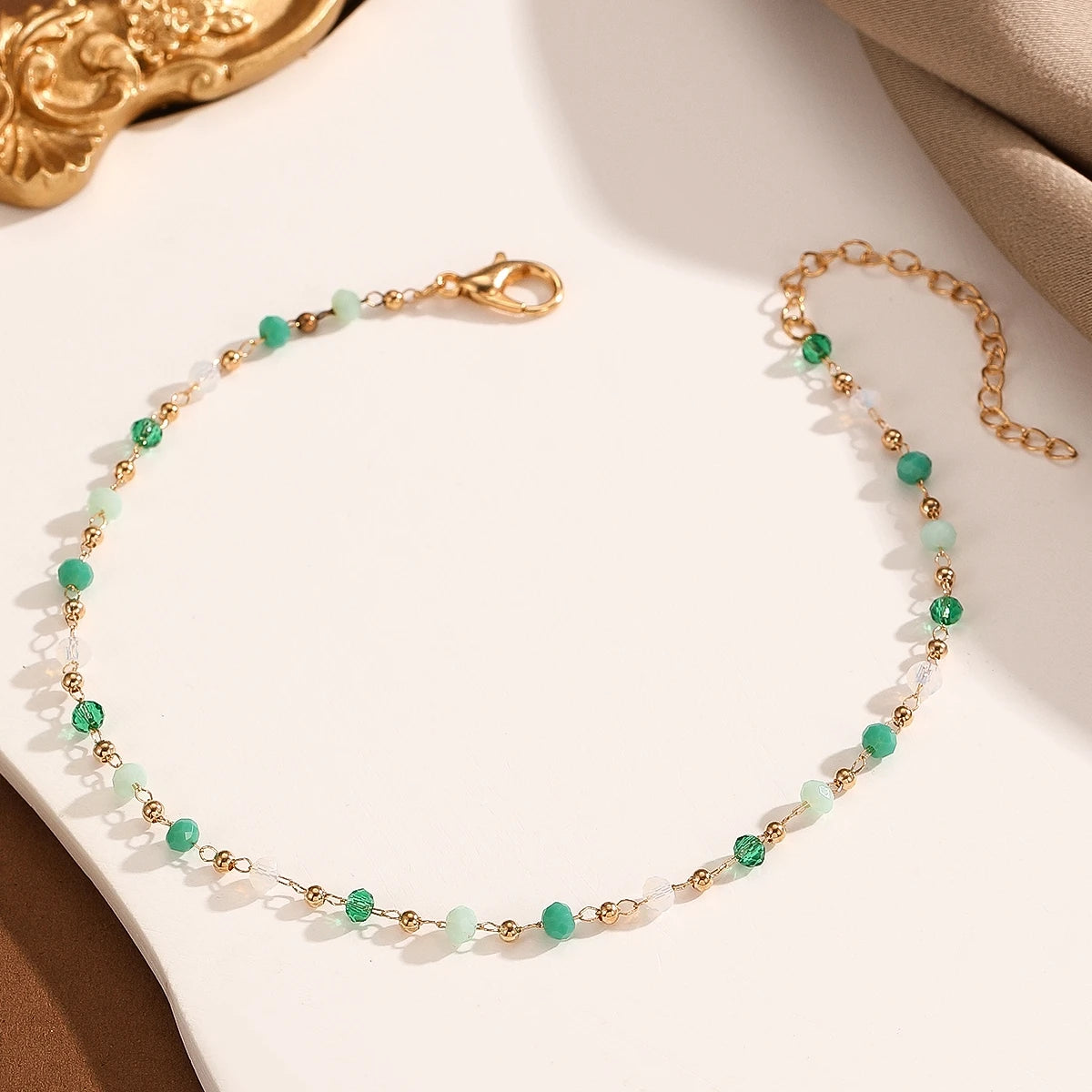 Bohemian Dames Enkelbandje