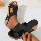 Comfortabele Wedge Sandalen
