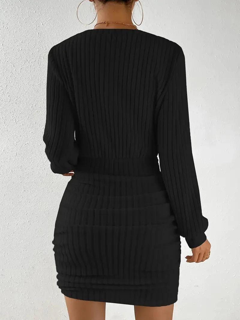 Bodycon Sweater Mini Jurk