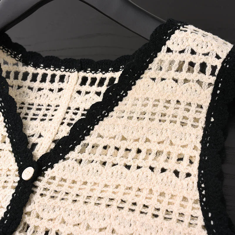 Gehaakte Boho Gilet Dames