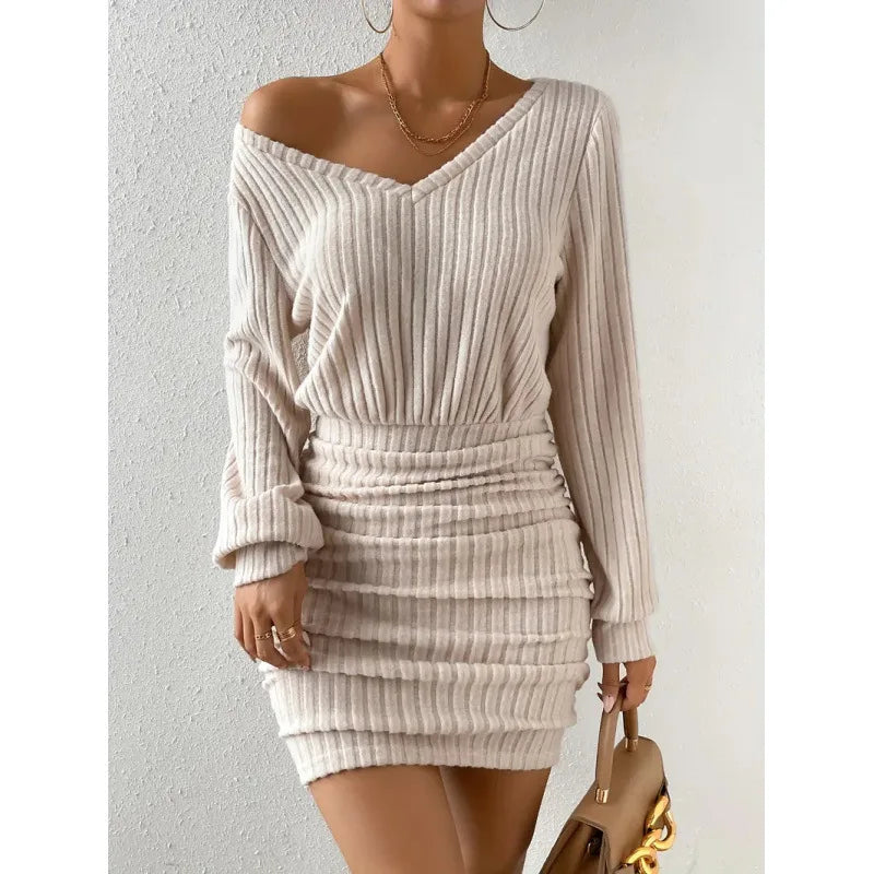 Bodycon Sweater Mini Jurk