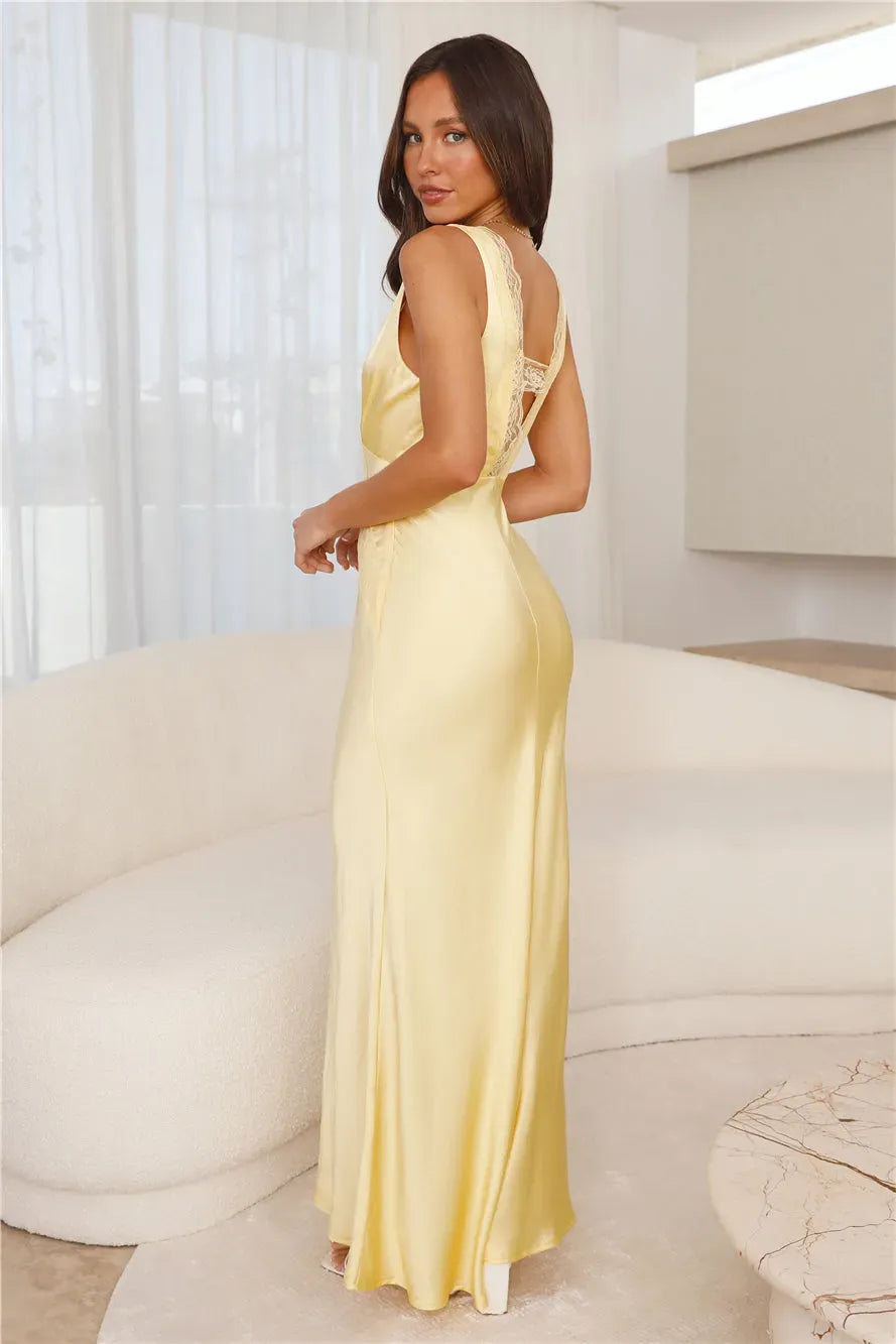 Maxi Jurk Met V-hals