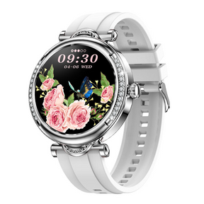 Elegant Zircon Diamond Smartwatch – Luxe Design & Geavanceerde Functies!