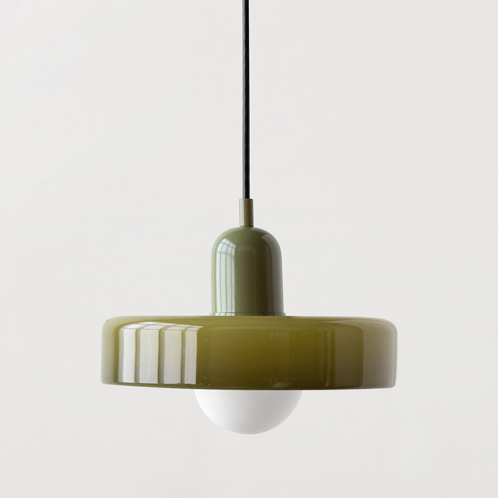 Moderne Glazen LED Hanglamp - Bauhaus Design met Verstelbare Ophanglengte