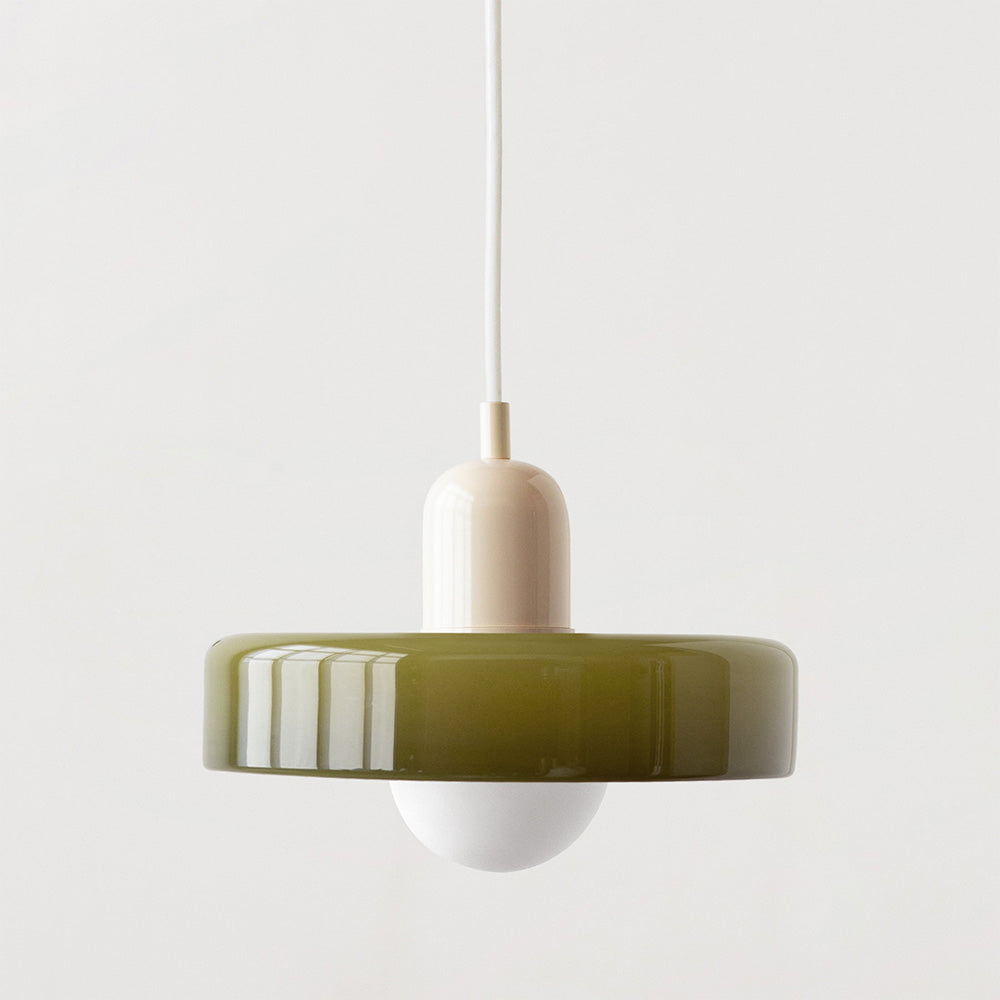 Moderne Glazen LED Hanglamp - Bauhaus Design met Verstelbare Ophanglengte