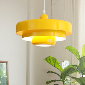 Mid-century Bauhaus IJzeren Hanglamp - Iconisch Design met Verstelbare Lengte