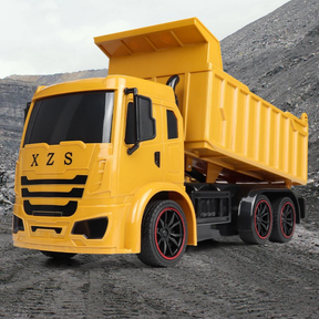 7-Kanaals RC Dumptruck – Radiografisch Bestuurbare Graafmachine voor Plezier en Leren!