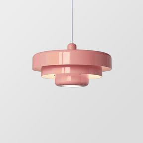 Mid-century Bauhaus IJzeren Hanglamp - Iconisch Design met Verstelbare Lengte