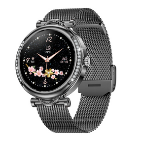 Elegant Zircon Diamond Smartwatch – Luxe Design & Geavanceerde Functies!