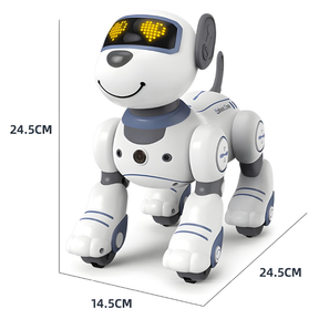 Interactieve Robot Hond - Programmeerbare en Bestuurbare Speelgoedhond met Dans, Muziek en Stunts voor Kinderen