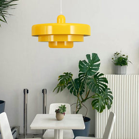 Mid-century Bauhaus IJzeren Hanglamp - Iconisch Design met Verstelbare Lengte