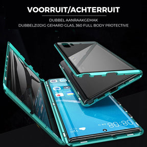 Modieuze Telefoonhoes met Verbeterde Magnetische Sluiting voor Extra Beveiliging