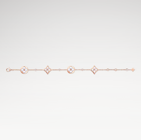 Armband - 18K Roségoud Verguld met Parelmoer en Zircon