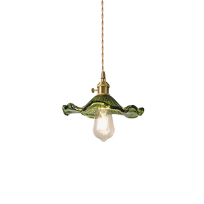 Bloem Glas Hanglamp met E27 Fitting - Stijlvolle Verlichting voor Thuis