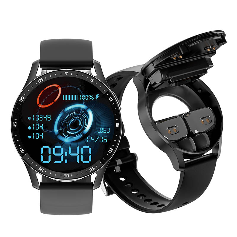 2-in-1 Smartwatch met Bluetooth-Oordopjes: De Ultieme Gadget voor Actieve Levensstijlen!