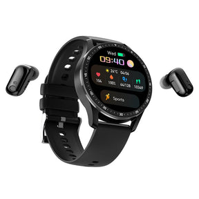 2-in-1 Smartwatch met Bluetooth-Oordopjes: De Ultieme Gadget voor Actieve Levensstijlen!