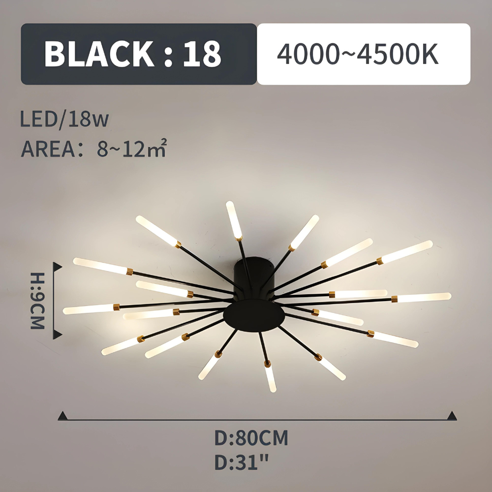 LUMINA LED-Kroonluchter - Elegante Verlichting voor Tot 30 m² met Stijlvolle Ontwerpen