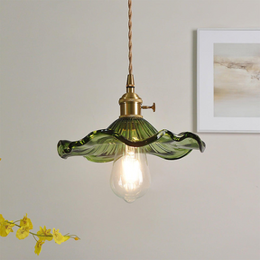 Bloem Glas Hanglamp met E27 Fitting - Stijlvolle Verlichting voor Thuis