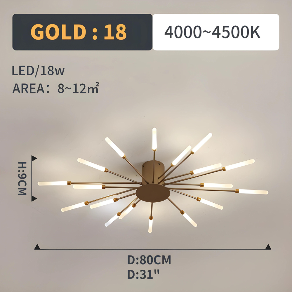 LUMINA LED-Kroonluchter - Elegante Verlichting voor Tot 30 m² met Stijlvolle Ontwerpen