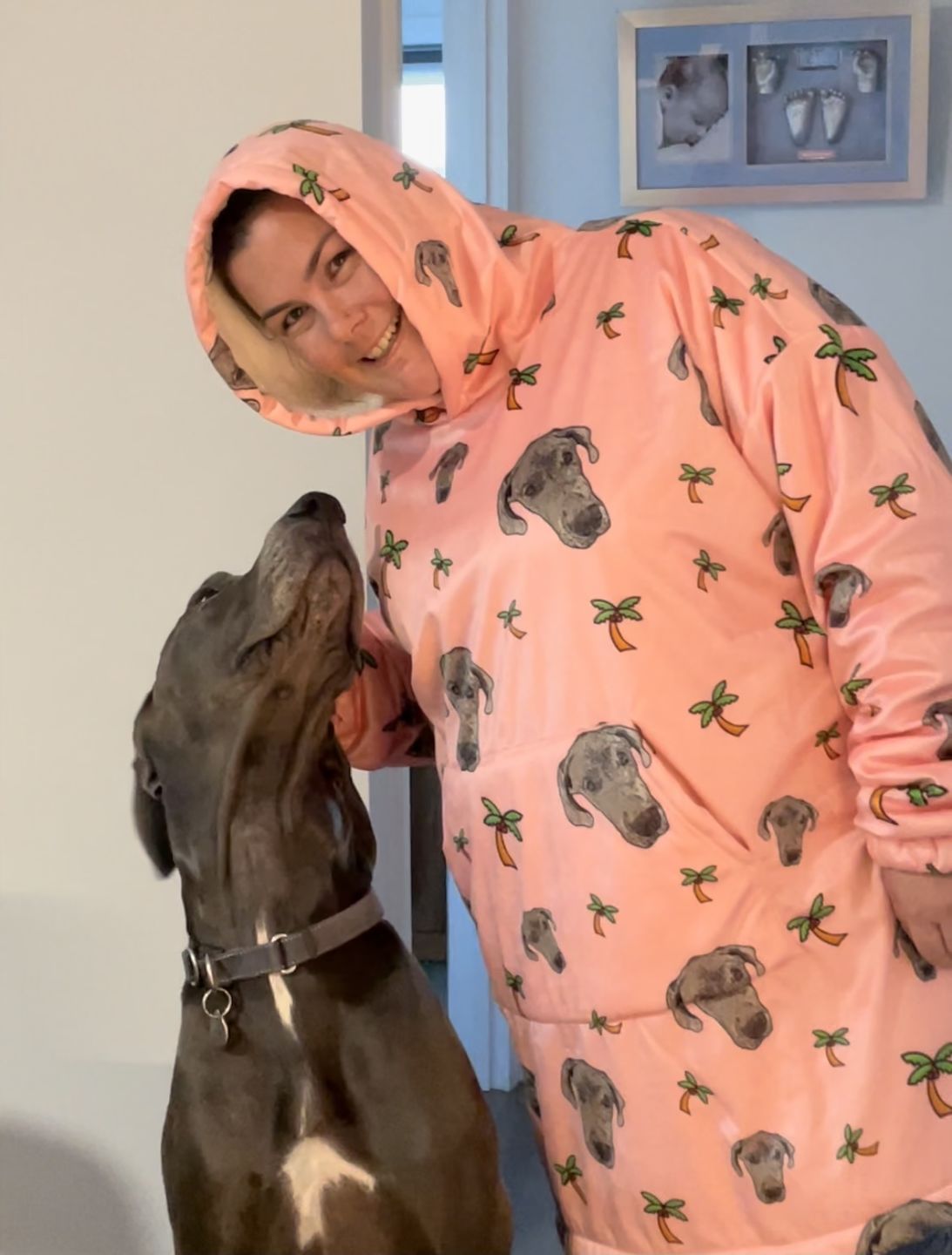 Gepersonaliseerde Hoodie Deken voor Dierenliefhebbers – Ultiem Comfort met een Foto van Je Huisdier