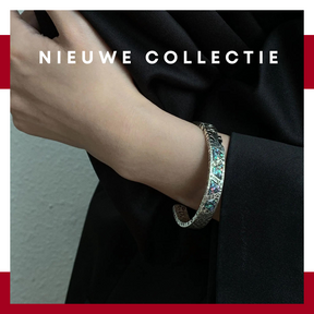 Unieke Bladerpatroon Armband - Elegantie & Vintage Flair voor Iedereen