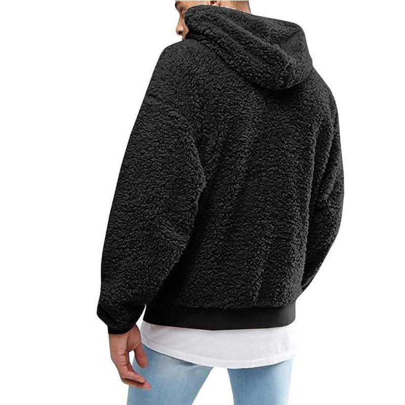 NordicSoft Fluffy Teddy Hoodie voor Heren - Luxe Comfort en Stijl voor Koude Dagen