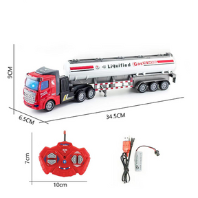 Radiografisch Bestuurbare Vrachtwagen 3 Kanalen – Oplaadbare Lithiumbatterij voor Kinderen (Schaal 1:20)