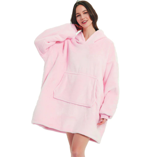 Cozy Winter Poncho voor Dames – Zachte, Warme Fleece Poncho voor Optimaal Wintercomfort