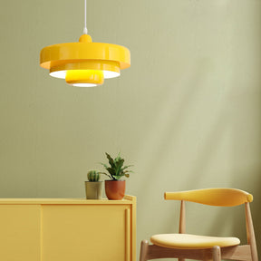 Mid-century Bauhaus IJzeren Hanglamp - Iconisch Design met Verstelbare Lengte