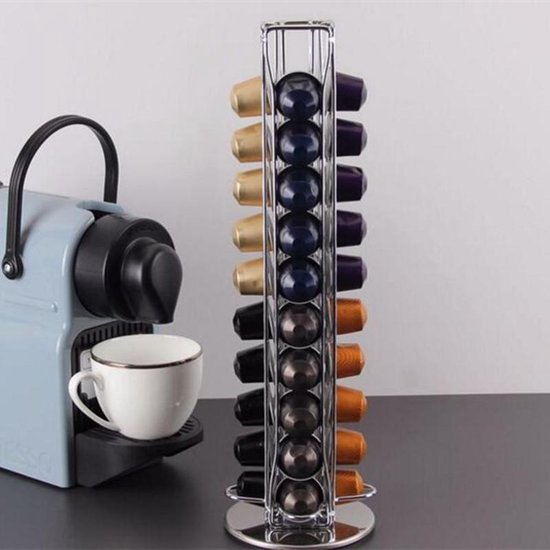 Draaibare Capsulehouder voor Nespresso | Stijlvolle Organisatie voor 40 Capsules