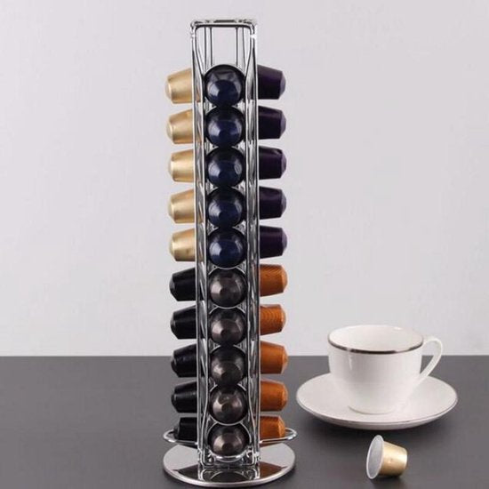 Draaibare Capsulehouder voor Nespresso | Stijlvolle Organisatie voor 40 Capsules