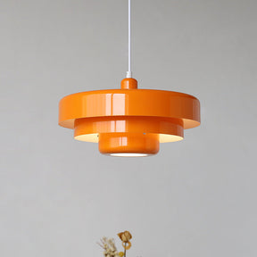 Mid-century Bauhaus IJzeren Hanglamp - Iconisch Design met Verstelbare Lengte