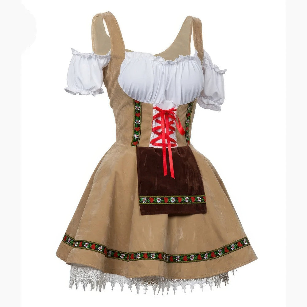 Traditionele Beierse Oktoberfest Kostuums voor Paren – Authentieke Lederhosen & Dirndl