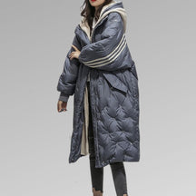 Emma Premium Dames Long Jacket – Ultieme Warmte en Stijl voor het Koude Seizoen!