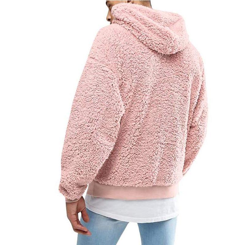 NordicSoft Fluffy Teddy Hoodie voor Heren - Luxe Comfort en Stijl voor Koude Dagen