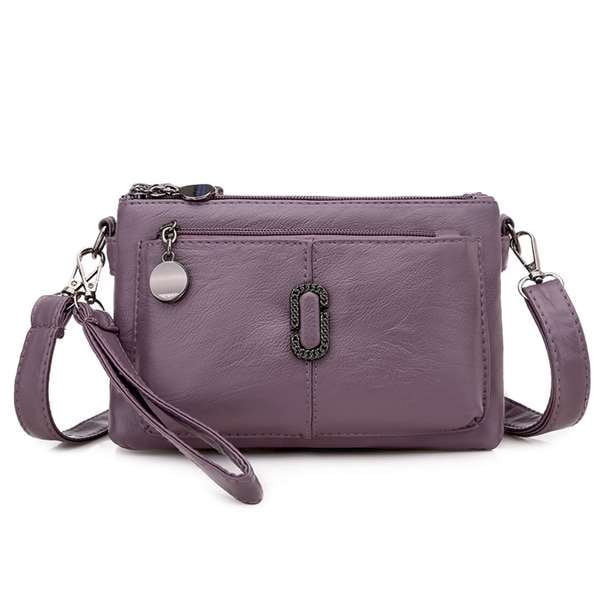 Essenza | Luxe Crossbody Tas: Rood, Zwart, Roze, Blauw, Bruin, Grijs