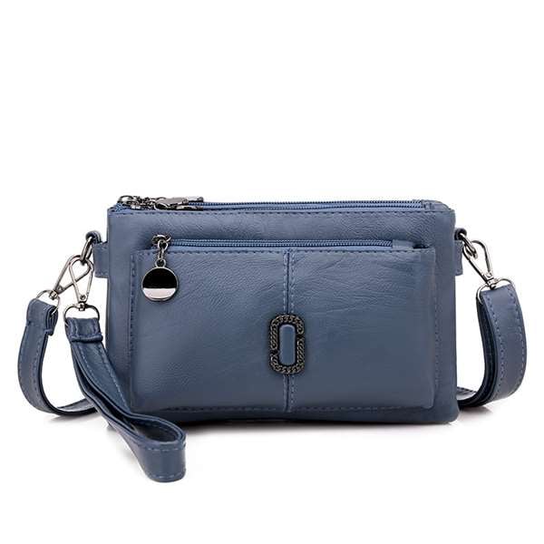 Essenza | Luxe Crossbody Tas: Rood, Zwart, Roze, Blauw, Bruin, Grijs