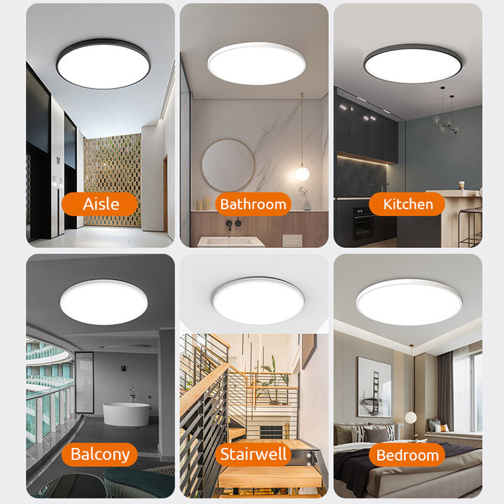 Veelzijdige LED Plafondlamp in Minimalistische Stijl – Voor Woonkamers en Slaapkamers