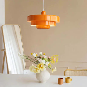 Mid-century Bauhaus IJzeren Hanglamp - Iconisch Design met Verstelbare Lengte