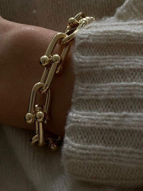 Diana Luxe Armband – Elegant 14K Verguld Roestvrijstalen Armband voor Tijdloze Luxe en Duurzaamheid