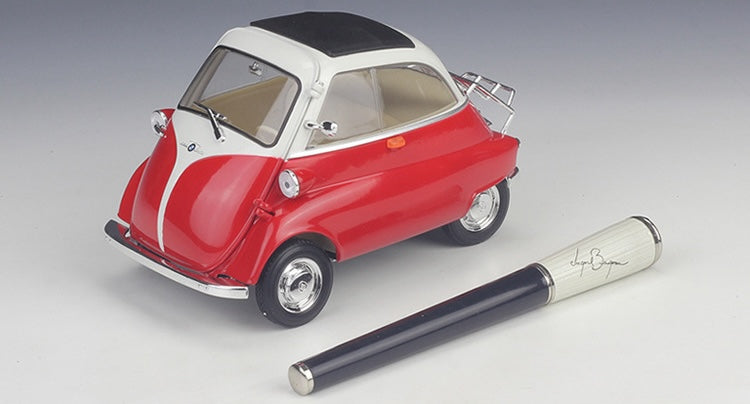 BMW 1955 Isetta Die Cast Model - Perfect Cadeau voor Vintage Auto Fans (Schaal 1:18)!