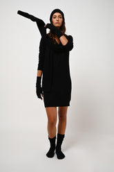Mini jurk met V-hals