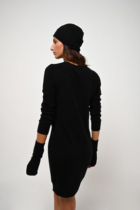 Mini jurk met V-hals