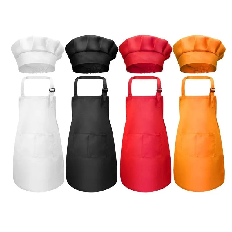 Kinder Schort & Koks Muts – Compleet Set voor Kleine Chef-Koks in de Keuken!