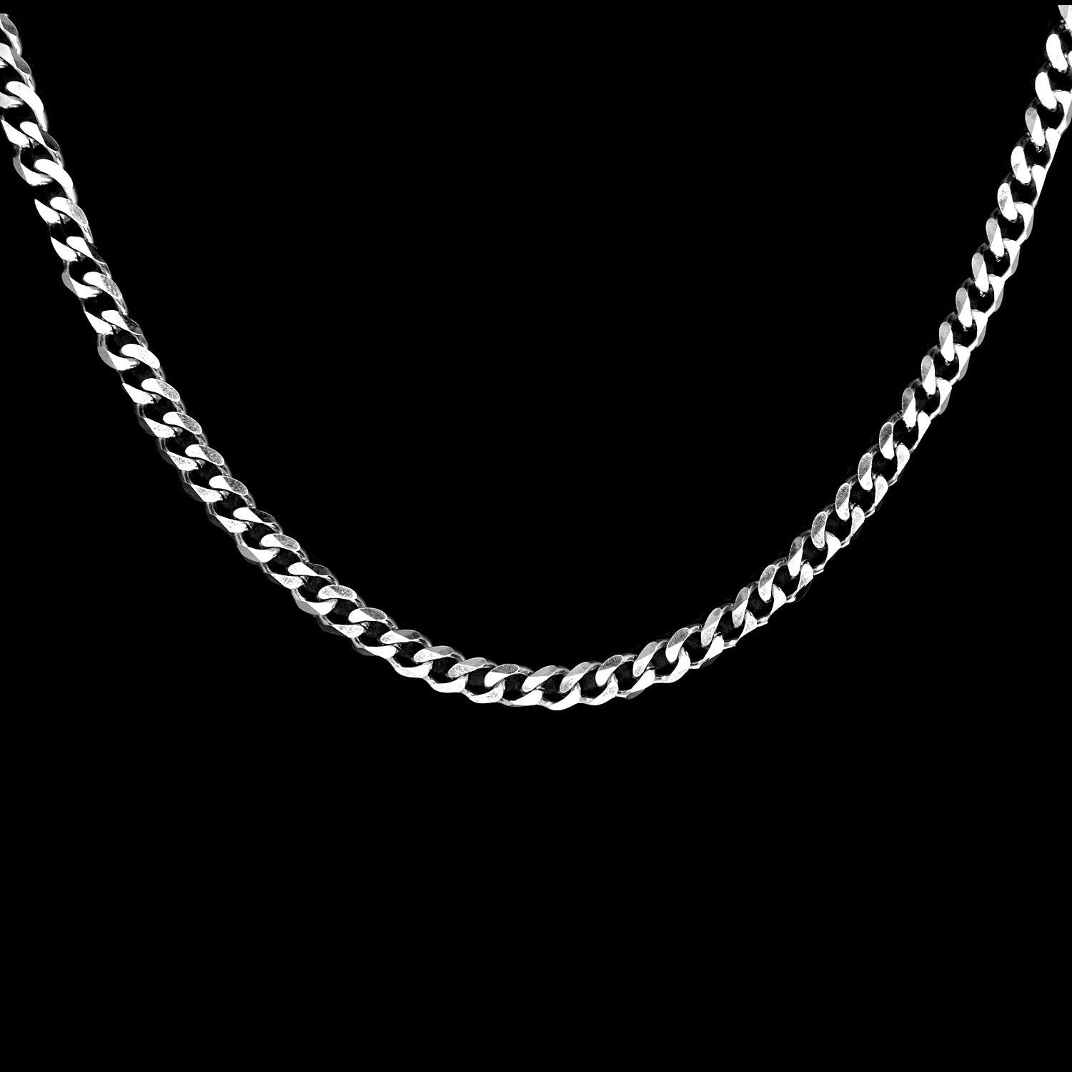 Bold Steel Chain Ketting – 50 cm Roestvrijstalen Statement Ketting met Luxe, Stoere Uitstraling