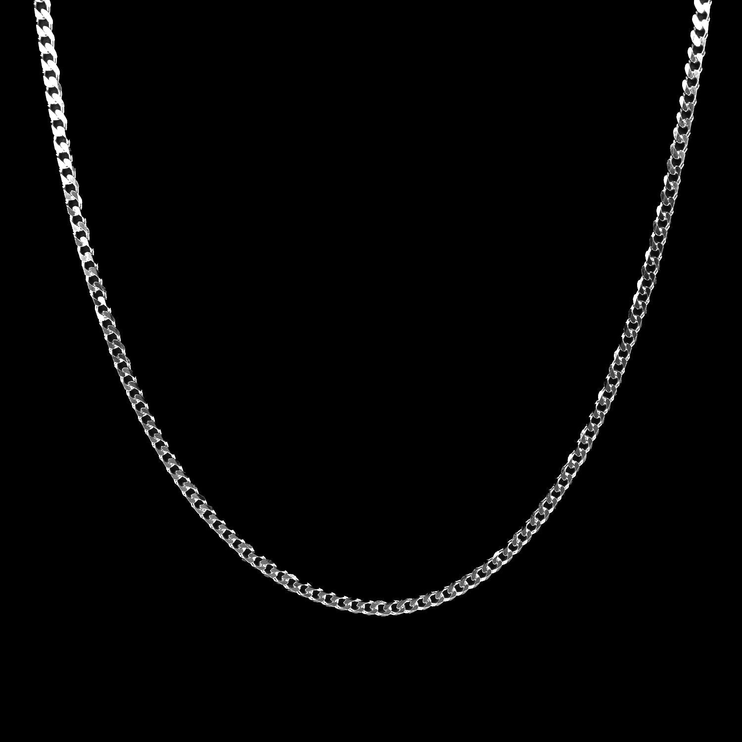 Silver Luxe Chain – Verstelbare 925 Sterling Zilveren Cuban Link Ketting met 18K Gouden Plating