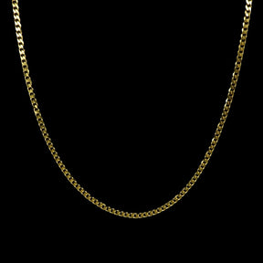 Silver Luxe Chain – Verstelbare 925 Sterling Zilveren Cuban Link Ketting met 18K Gouden Plating