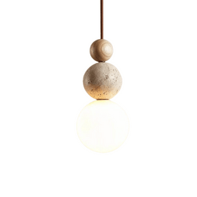 Moderne Hanglamp - Bruin Houten Design met G9 LED, 11 CM Breed en Aanpasbare Lengte